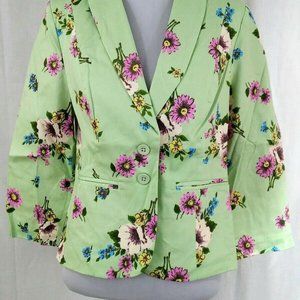 Modcloth Snappy Studies Blazer in Bouquets